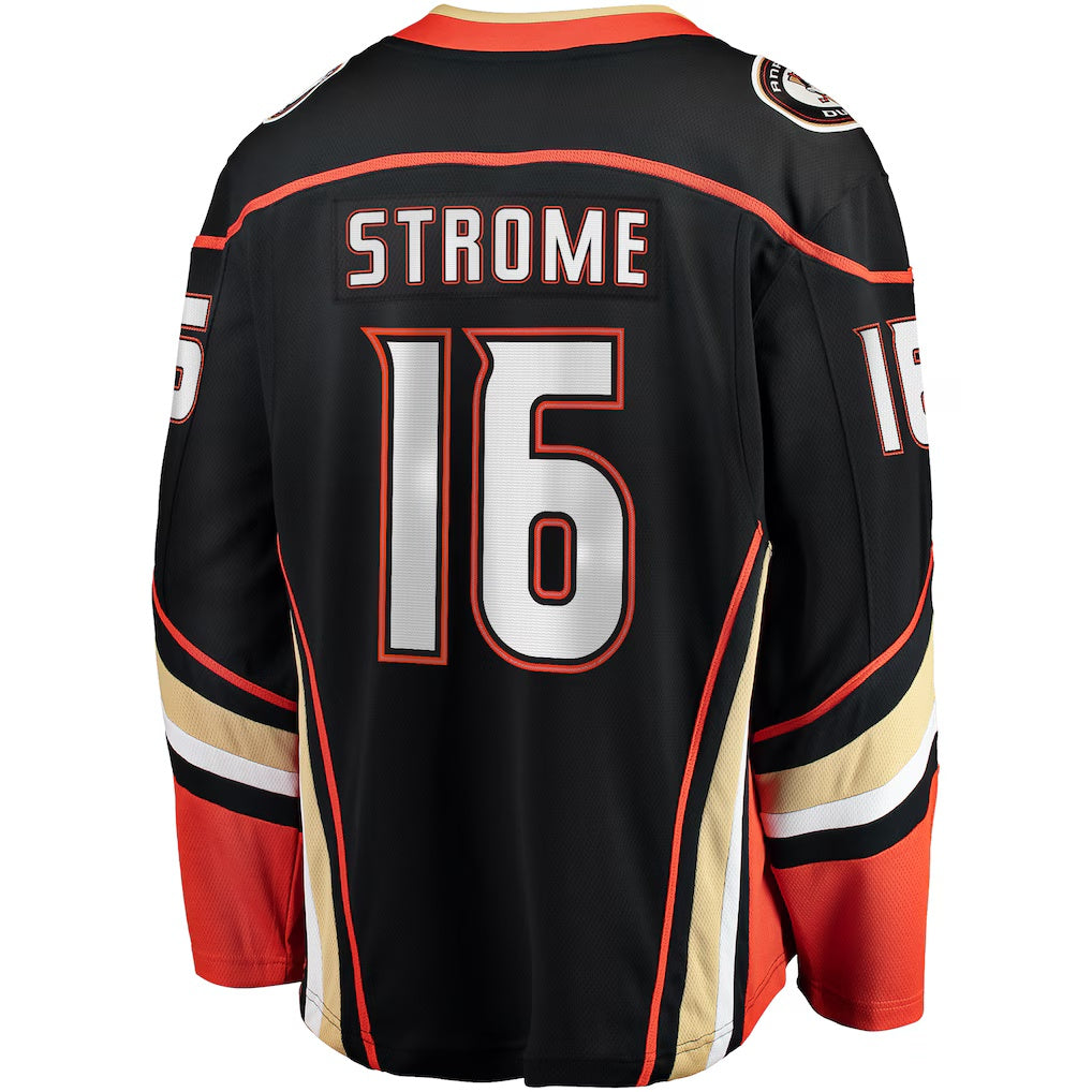 Anaheim Ducks #16 Ryan Strome Fanatics Black Home Breakaway Jersey