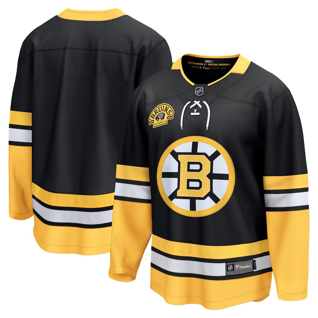 Boston Bruins Fanatics Black Alternate Breakaway Jersey
