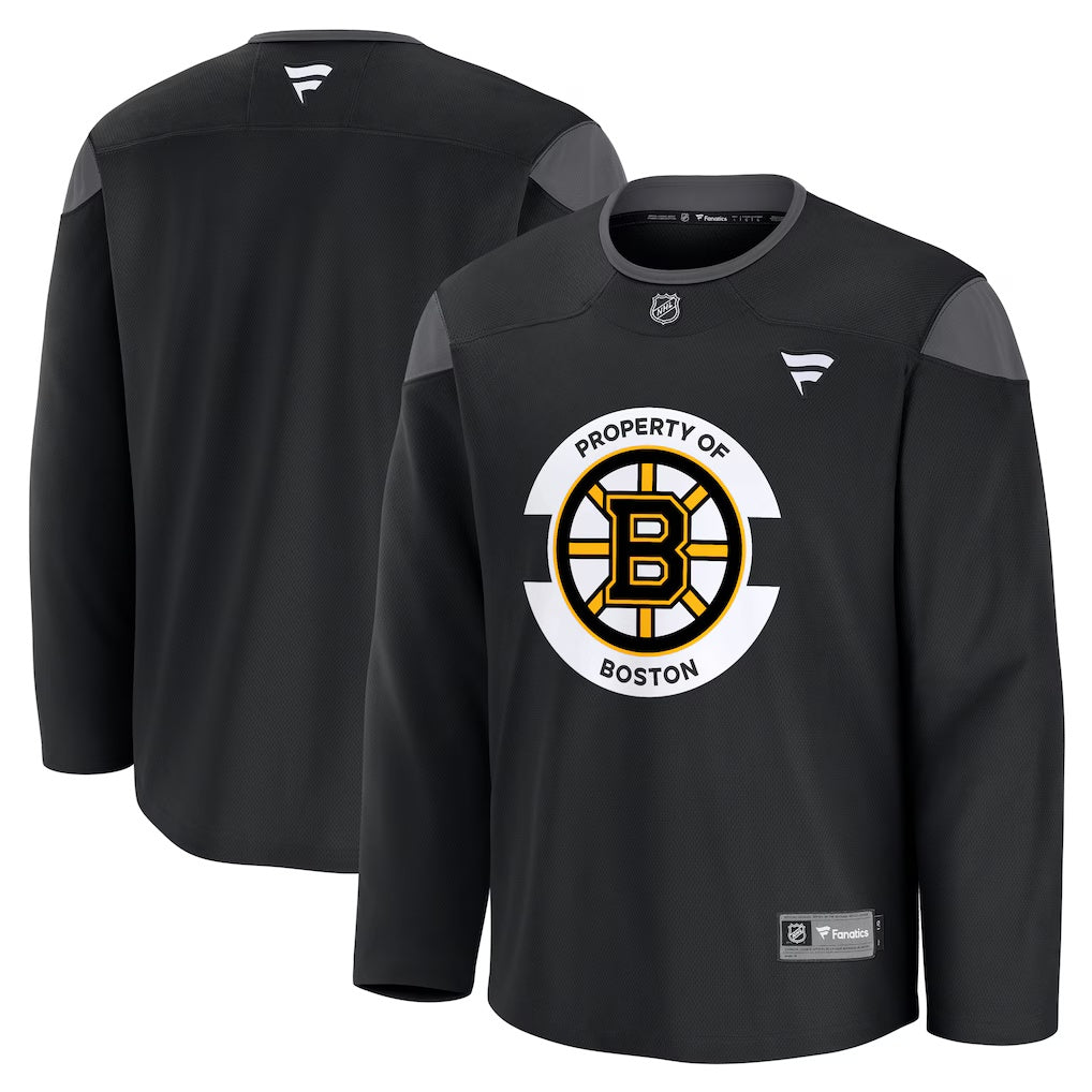 Boston Bruins Fanatics Black Practice Jersey
