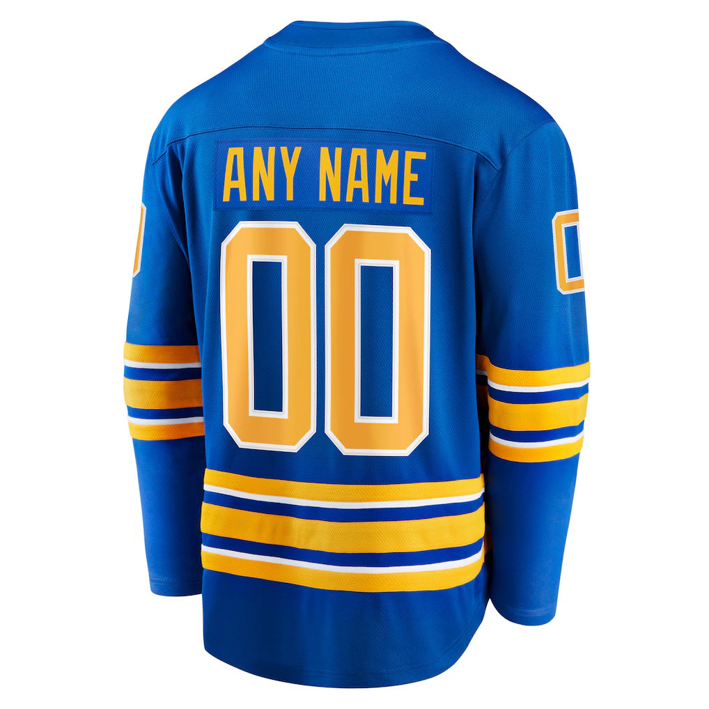 Buffalo Sabres Fanatics Royal Home Breakaway Custom Jersey