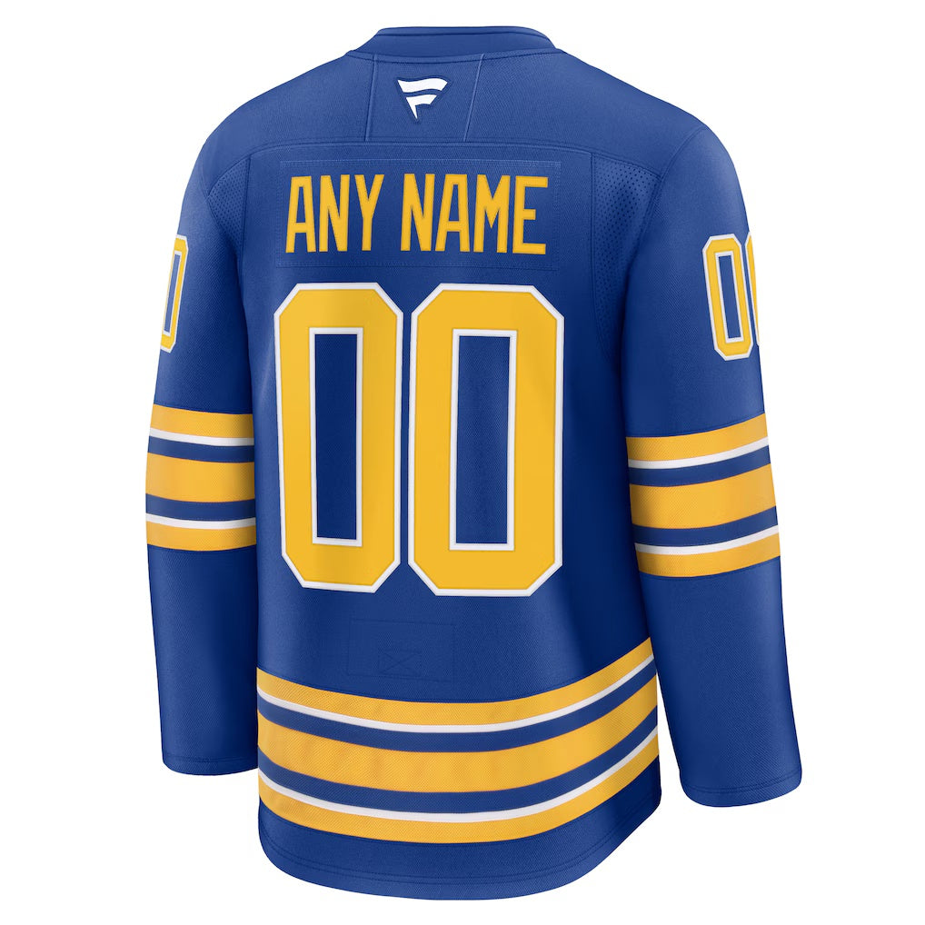 Buffalo Sabres Fanatics Royal Home Premium Custom Jersey