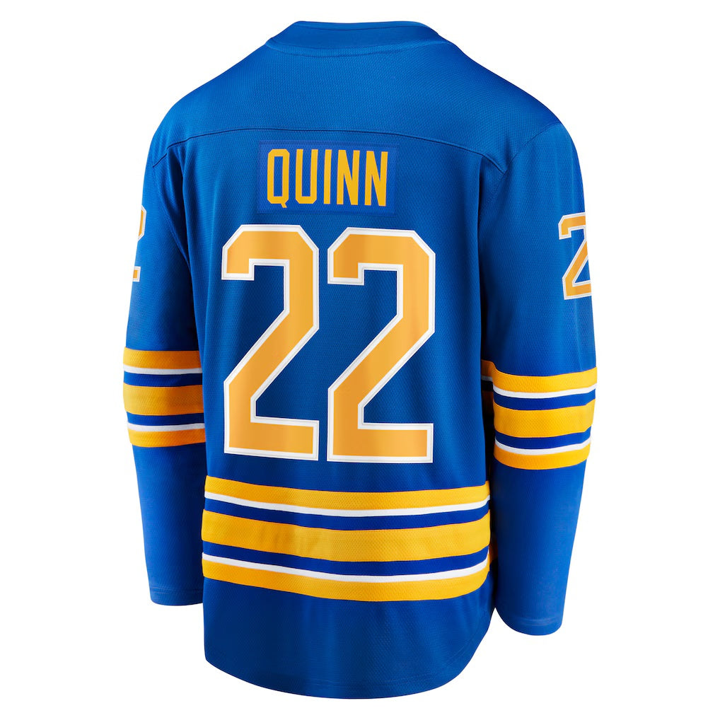 Buffalo Sabres #22 Jack Quinn Fanatics Royal Home Breakaway Jersey