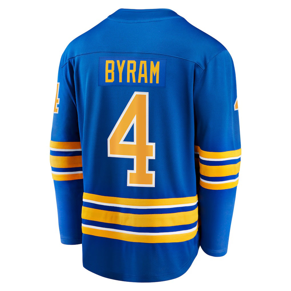 Buffalo Sabres #4 Bowen Byram Fanatics Royal Home Breakaway Jersey