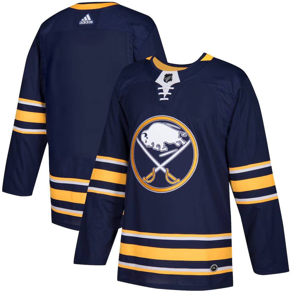 Buffalo Sabres adidas Navy Home Authentic Blank Jersey