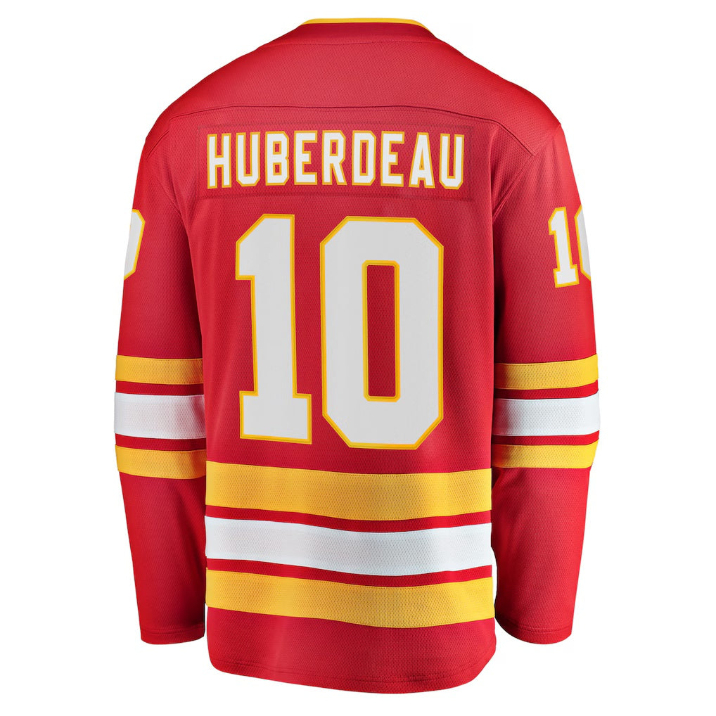 Calgary Flames #10 Jonathan Huberdeau Fanatics Red Home Breakaway Player Jersey