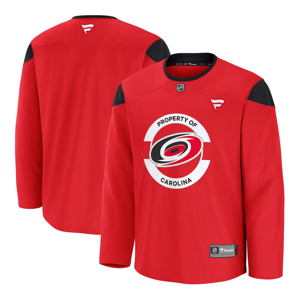 Carolina Hurricanes Fanatics Red Practice Jersey