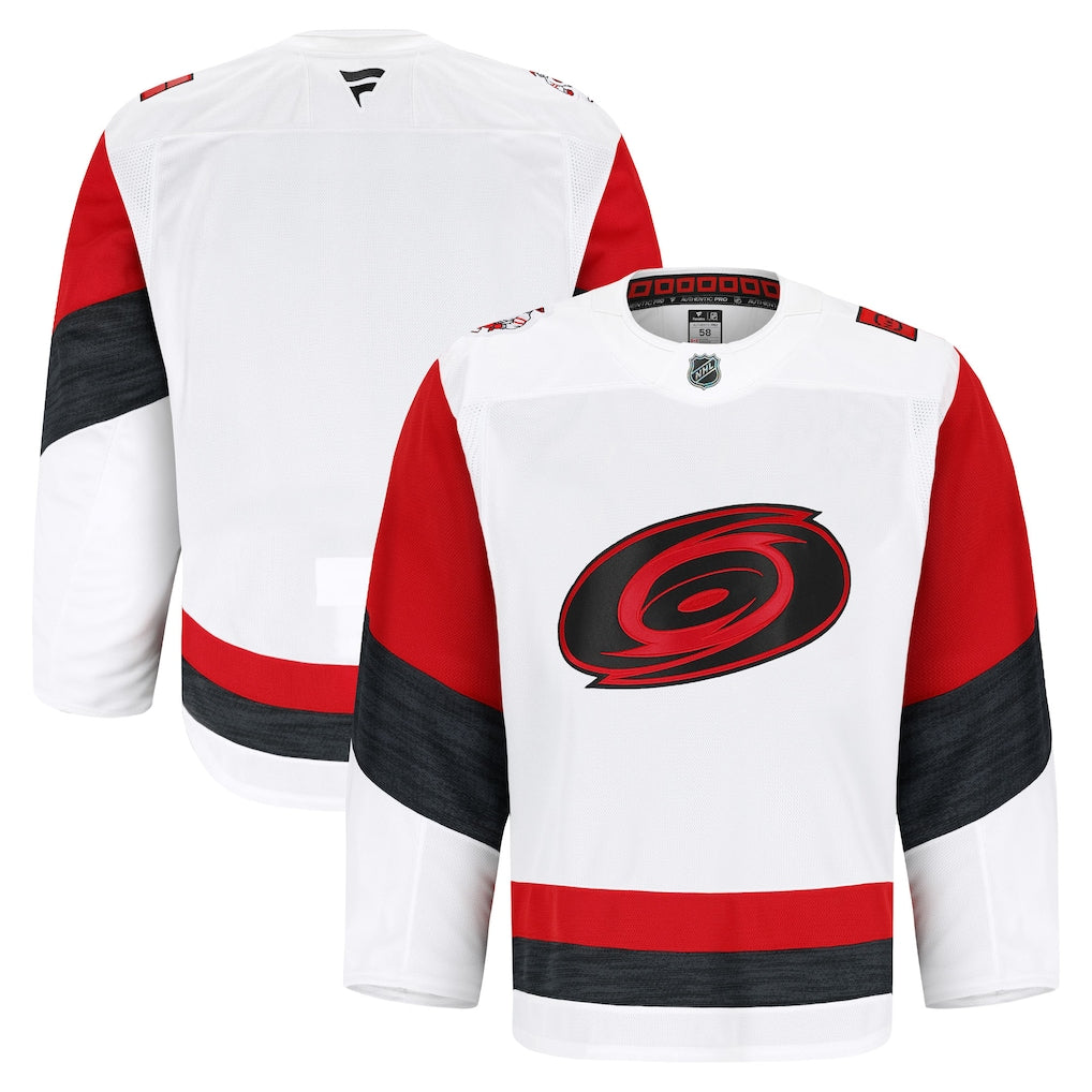 Carolina Hurricanes Fanatics White Away Authentic Pro Jersey