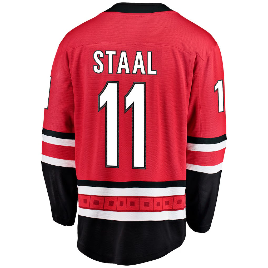 Carolina Hurricanes #11 Jordan Staal Fanatics Red Alternate Breakaway Jersey