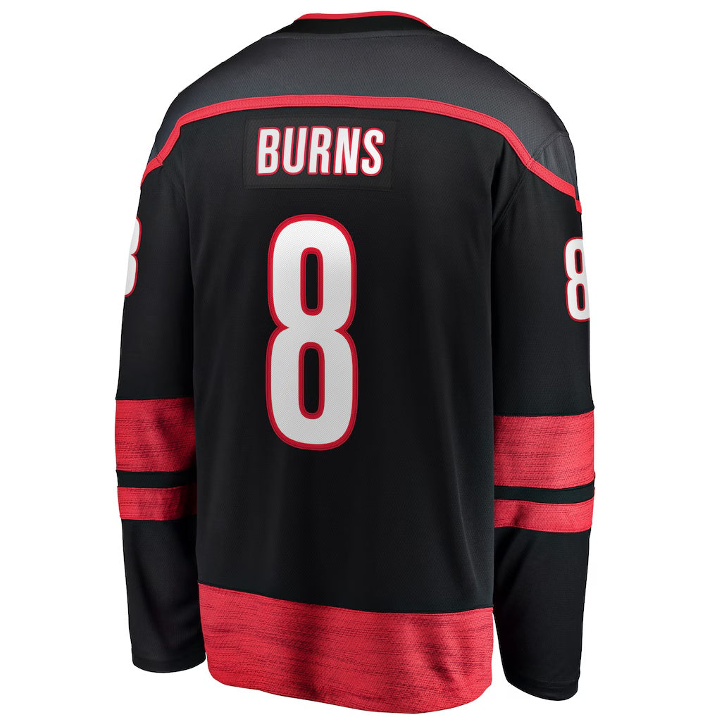 Carolina Hurricanes #8 Brent Burns Fanatics Black Home Breakaway Player Jersey
