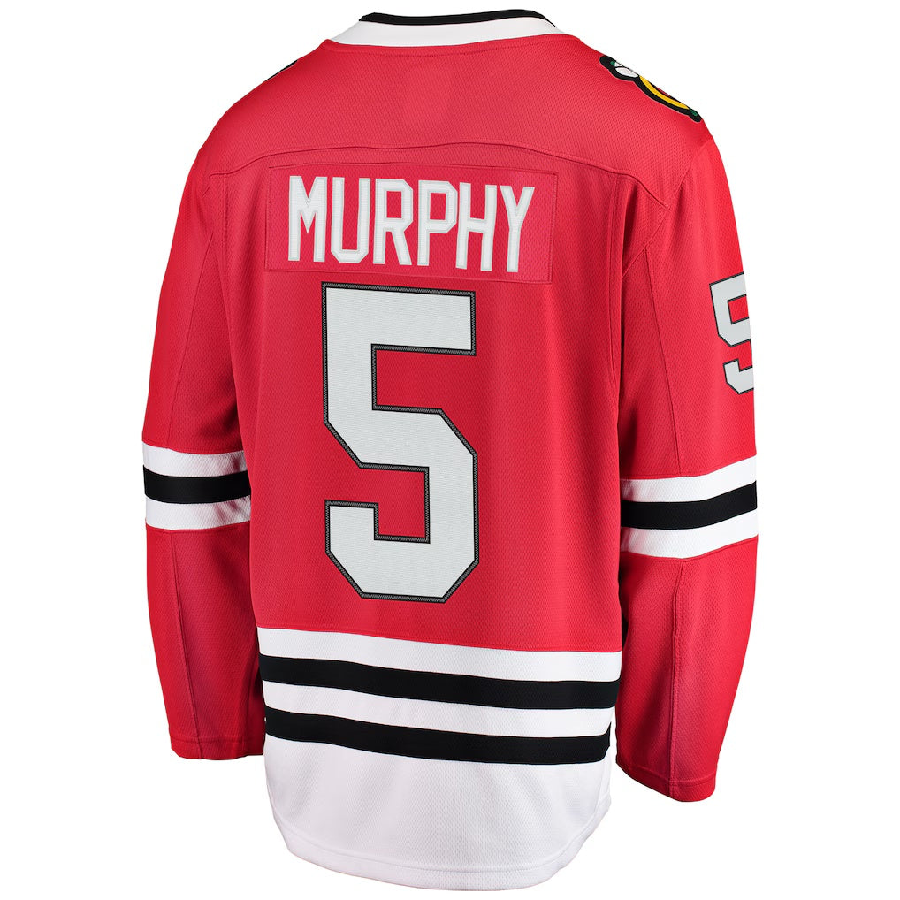 Chicago Blackhawks #5 Connor Murphy Fanatics Red Breakaway Player Jersey